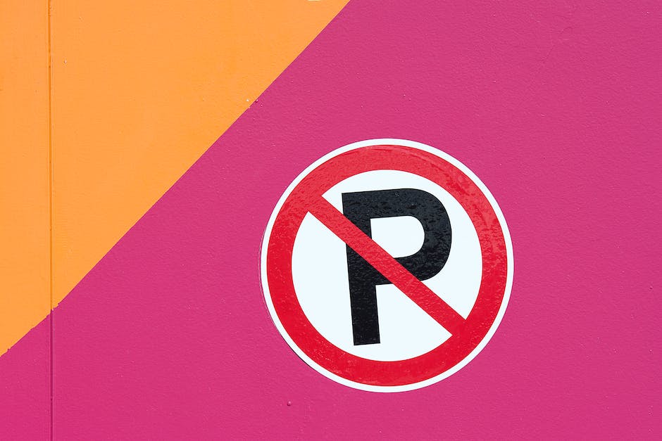 Verbotenes Halten auf öffentlichen Parkplätzen