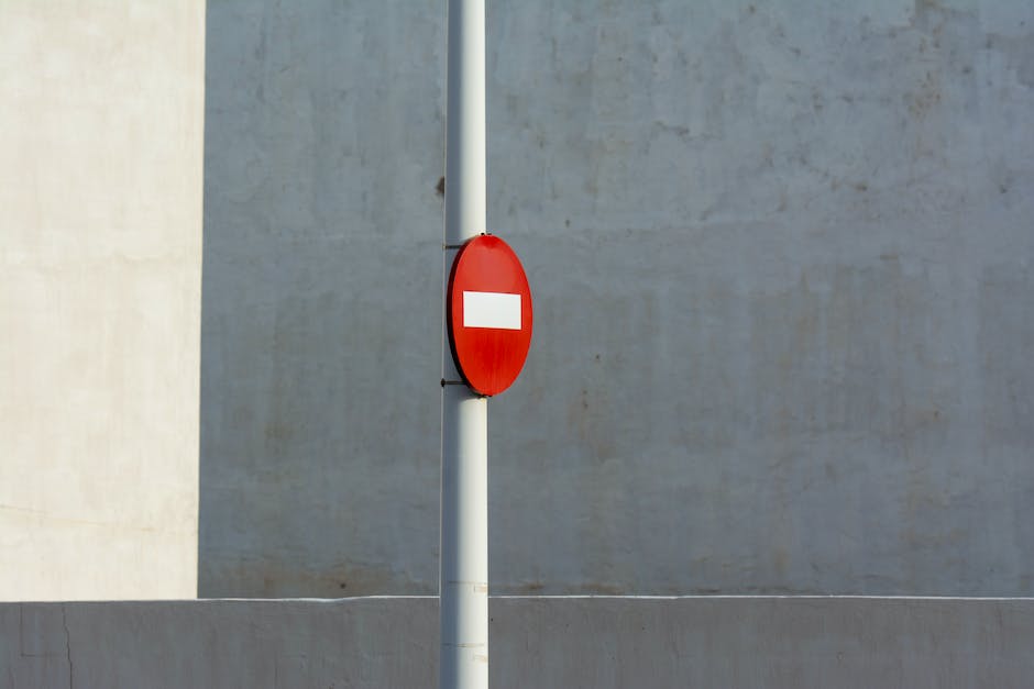  Verkehrsschild mit Aufschrift 